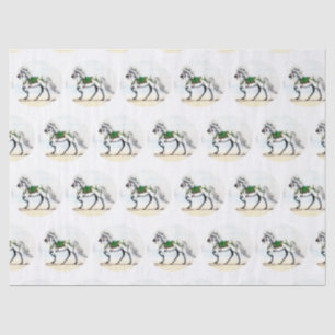 Jol Holiday IJslandse paarden Tissuepapier