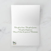 Jol IJslands Horse Holiday Feestdagen Kaart (Binnen)