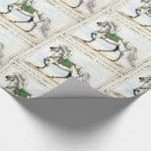 Jol KerstIJslands Cadeaupapier (Hoek)