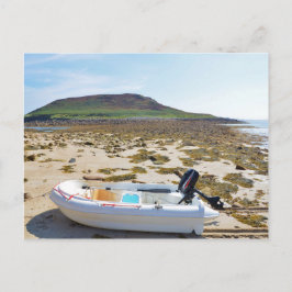 Jol op het strand briefkaart