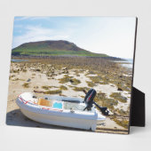 Jol op het strand fotoplaat (Zijkant)