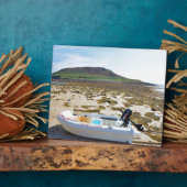 Jol op het strand fotoplaat (Zijkant)