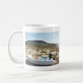 Jol op het strand koffiemok (Links)