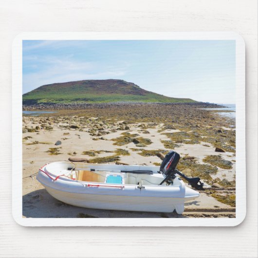 Jol op het strand muismat (Voorkant)