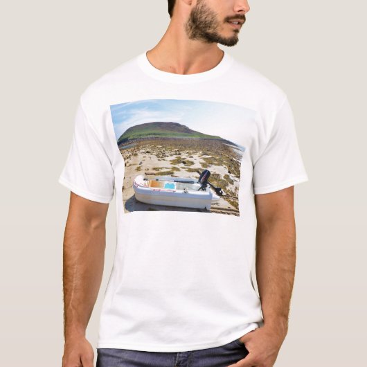 Jol op het strand t-shirt (Voorkant)