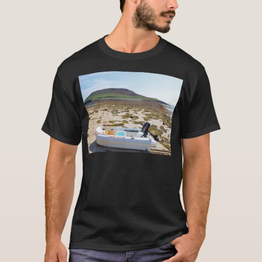 Jol op het strand t-shirt (Voorkant)