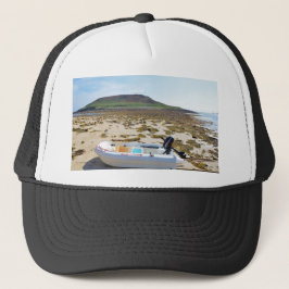 Jol op het strand trucker pet