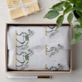 Jol Vakantie IJslands Paard Tissuepapier (Geschenk)