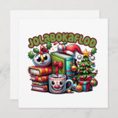 Jolabokaflod Feestdagenkaart (Voorkant / Achterkant)