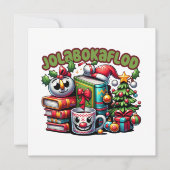 Jolabokaflod Feestdagenkaart (Voorkant)