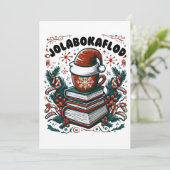 Jolabokaflod Feestdagenkaart (Staand voorkant)