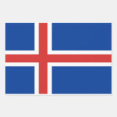 Jolabokaflod - IJsland - Overstromingspapier Inpakpapier Vel (Voorkant 3)