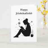 Jolabokaflod - IJslandse Boekenvloed Kaart (Gele Bloem)