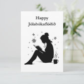 Jolabokaflod - IJslandse Boekenvloed Kaart (Staand voorkant)