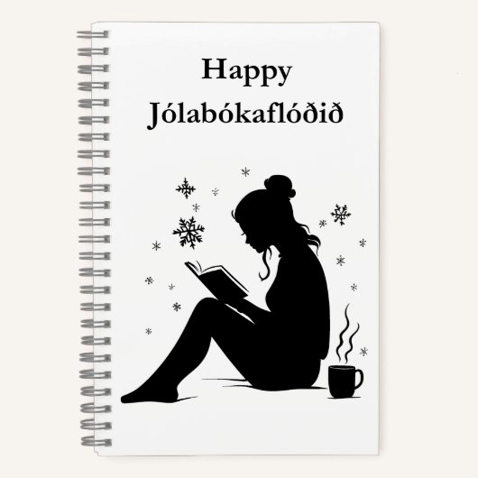Jolabokaflod - IJslandse Boekenvloed Notitieboek (Voorkant)