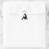 Jolabokaflod - IJslandse Boekenvloed Ronde Sticker (Tas)