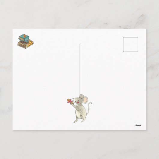 Jolabokaflod Kerstmuizen Feestdagenkaart (Achterkant)