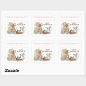 Jolabokaflod Mice Boek is van Vierkante Sticker (Vel)