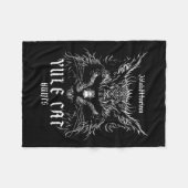 Jólakötturinn Christmas Yule Cat Hunts Fleece Deken (Voorkant (Horizontaal))