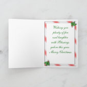 JoleeChristmas-pas aan Feestdagen Kaart (Binnen)