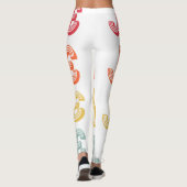 JOLENE Gift Name Persoonlijke Retro  80-90 Leggings (Achterkant)