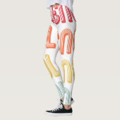 JOLENE Gift Name Persoonlijke Retro  80-90 Leggings (Links)