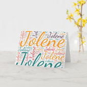 Jolene Kaart (Gele Bloem)