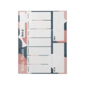Joli Bloc-note Weekly Planner Modern Minimalist Notitieblok (Linkerzijde)