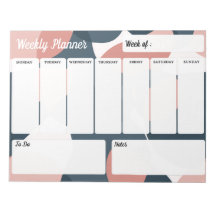 Joli Bloc-note Weekly Planner Modern Minimalist