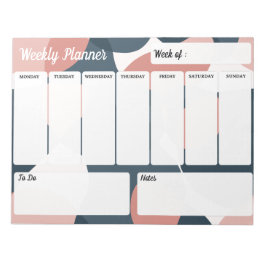 Joli Bloc-note Weekly Planner Modern Minimalist Notitieblok