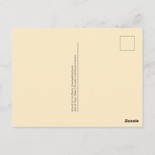 Joli Jardin  Briefkaart (Achterkant)