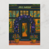 Joli Jardin  Briefkaart (Voorkant)