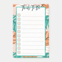 Joli Post-it® Thinks To Do Coloré bloemen Post-it® Notes