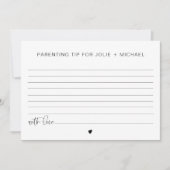 JOLIE Baby Ouderschap advies en tips Kaart spel (Voorkant)