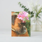 Jolie flower girl briefkaart (Staand voorkant)