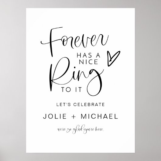 JOLIE Forever Has a Nice Ring to It Engagement Poster (Voorkant)