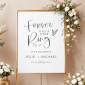 JOLIE Forever Has a Nice Ring to It Engagement Poster