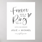 JOLIE Forever klinkt leuk Verlovingsring Poster (Voorkant)