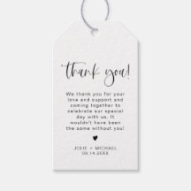 JOLIE Fun Script-minimalist - Bedankt voor