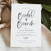 JOLIE Fun typografie Minimalistische Boho Bruids B Kaart