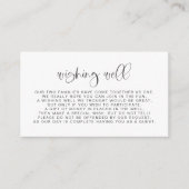 JOLIE Fun Typography Font Wishing Well Kaart (Voorkant)