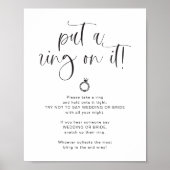 JOLIE Minimal Zeg niet Bruid of Ring Game Poster (Voorkant)