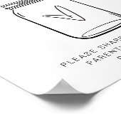 JOLIE Minimalistisch Ouderschap Tip Jar en Advies Poster (Hoek)