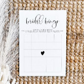 JOLIE Minimalistisch Vrijgezellenfeest Bingo Game Kaart