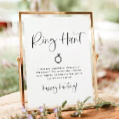 JOLIE Minimalistische Ring Hunt Vrijgezellenfeest  Poster