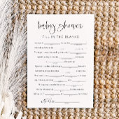 JOLIE Modern Baby shower Libs, vul de spatie in Kaart