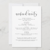 JOLIE Modern Bohemian Birthday Weekend Kaart (Achterkant)