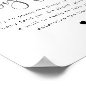 JOLIE Modern Boho raden de Baby Food spel teken Poster (Hoek)