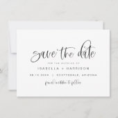 JOLIE Modern Minimalist Boho Foto slaat de datum o Kaart (Voorkant)