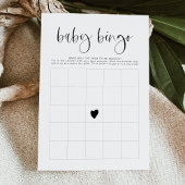 JOLIE Modern Minimalistisch Baby Shower Bingo Spel Kaart